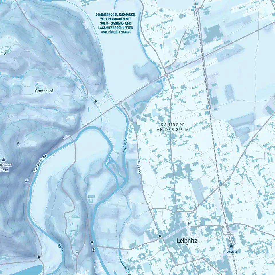 Kartenansicht der Anfahrt zur Ordination Dr. Felix Schablas